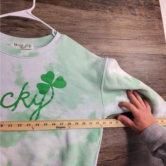 Wound Up Mint Green Lucky Sweater - Picture 5 of 6